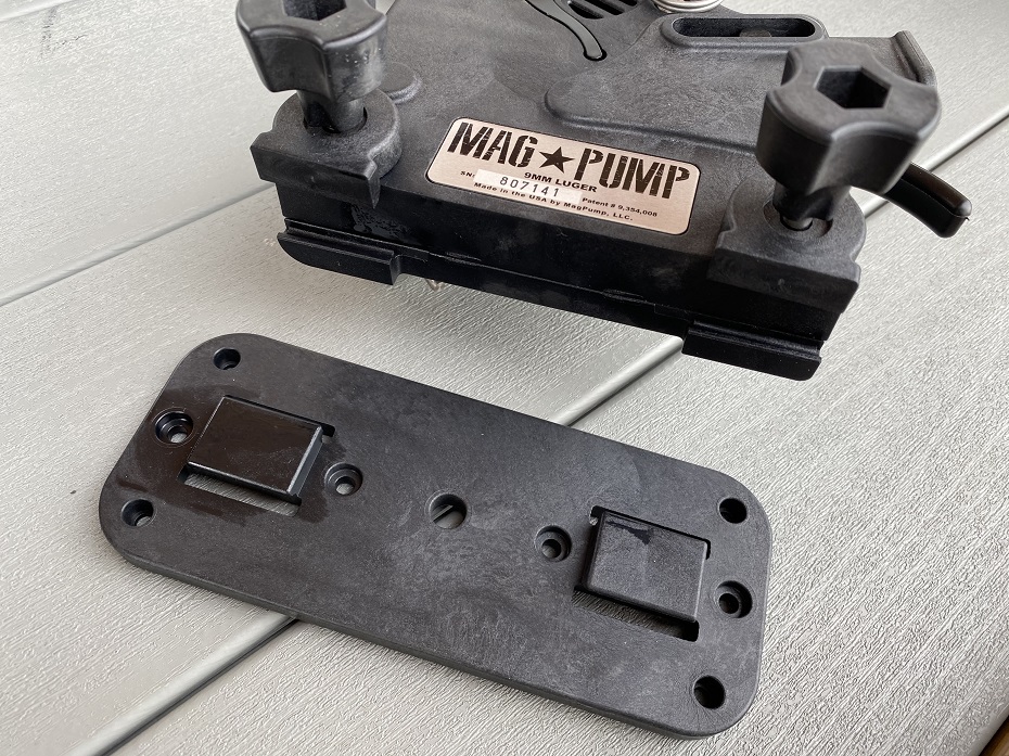 close up of base plate