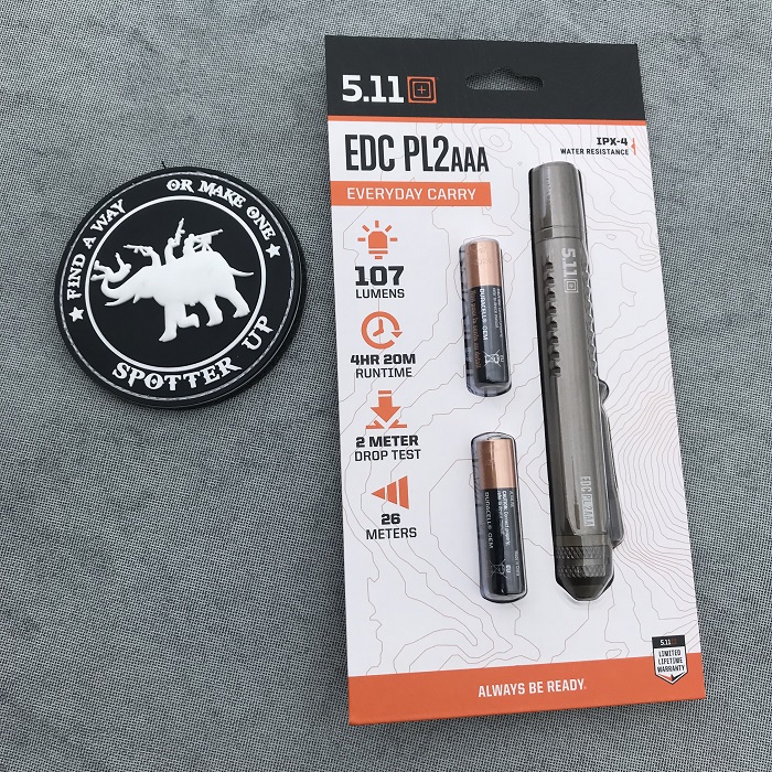 packaging for 5.11 edc PL Flashlight