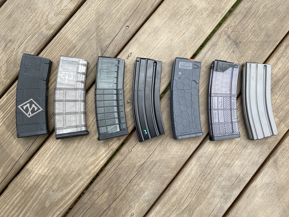 various AR magazines