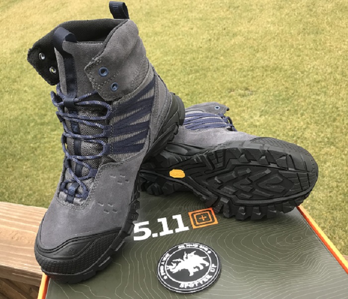 product shot of 5.11 union waterproof boots